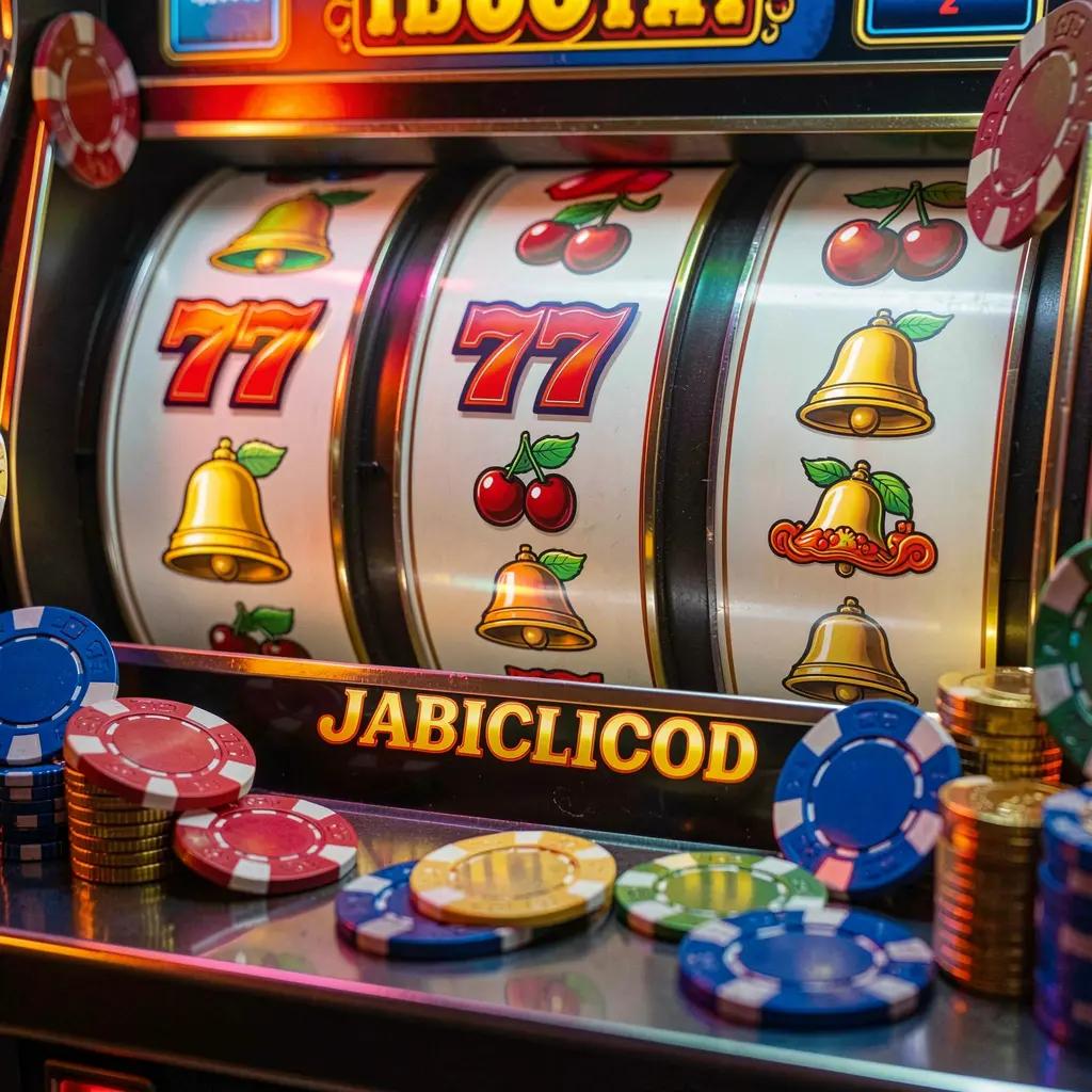 Detailed view of spinning slot reels with classic symbols and falling coins highlighting the excitement of G4488 slot games for players in the Philippines